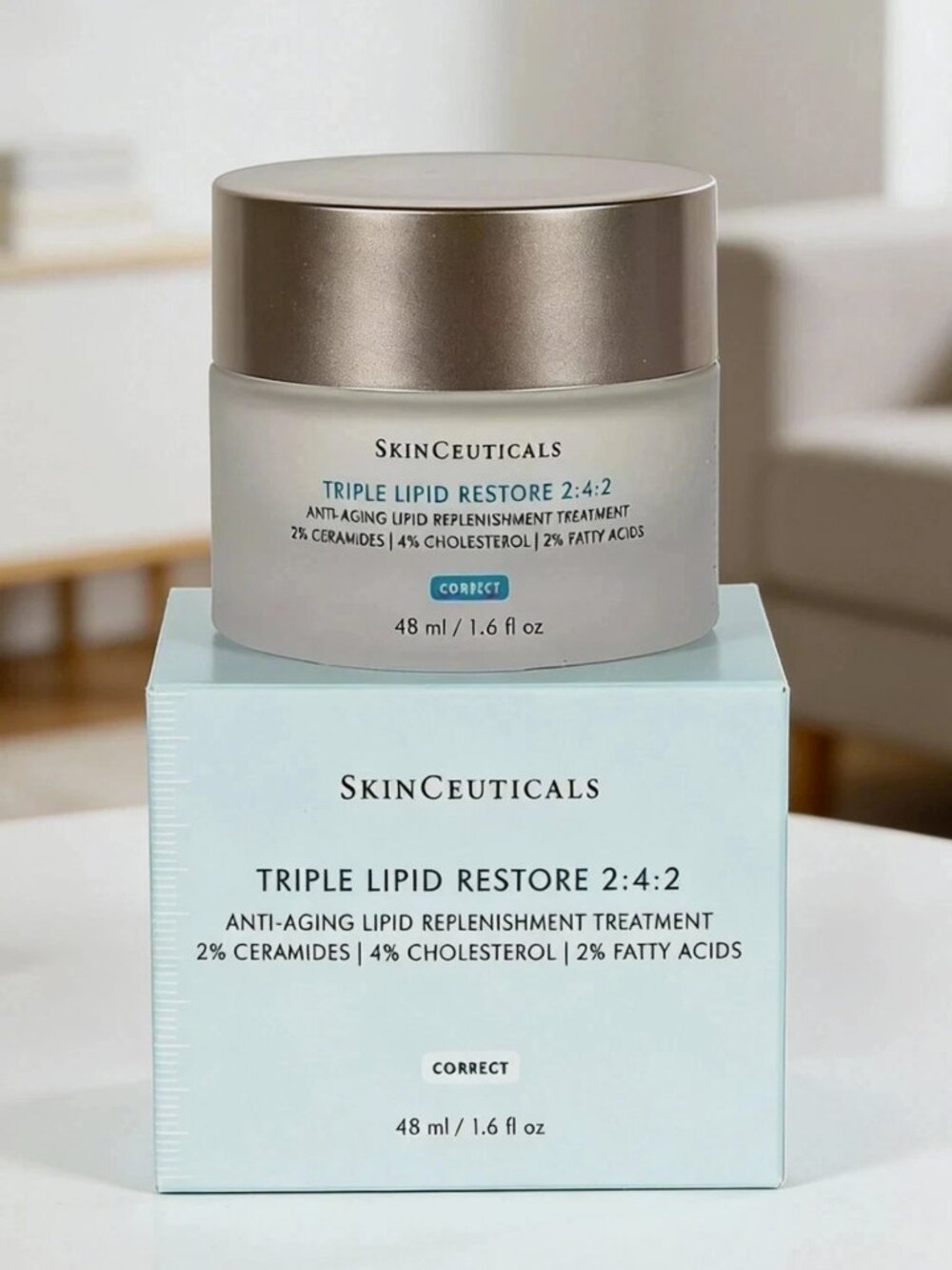 SkinCeuticals Triple Lipid Restore 2:4:2 Face Cream 48ml 1.6 oz New in Box